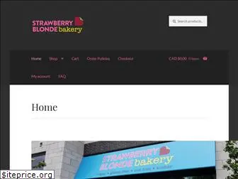 strawberryblondebakery.com