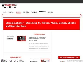 streaminglister.com