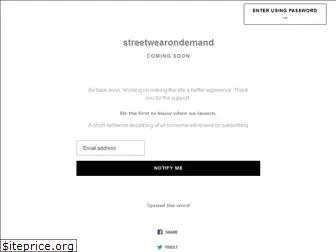 streetwearondemand.com