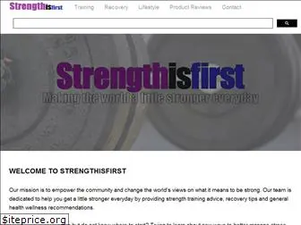strengthisfirst.com