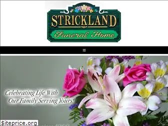 stricklandfuneralhome.com