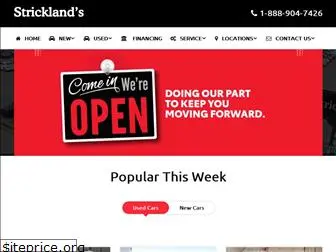 stricklands.com