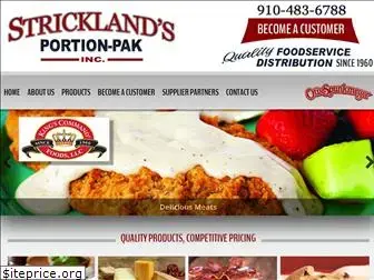 stricklandsfoodservice.com