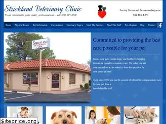 stricklandvetclinic.com