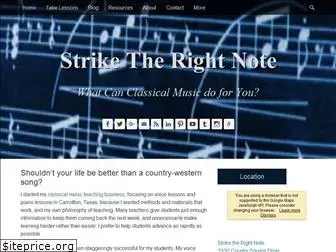 striketherightnote.com