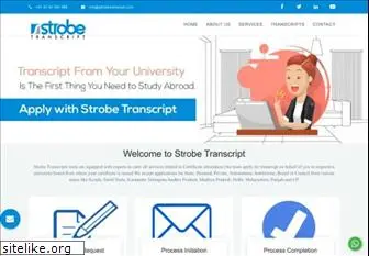 strobetranscript.com