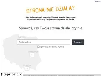 stronaniedziala.pl