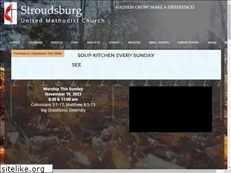stroudsburgumc.com