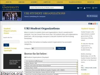 studentorg.apps.uri.edu