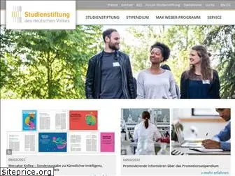 studienstiftung.de