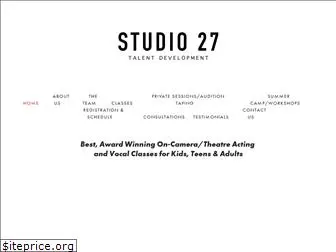 studio27talent.com