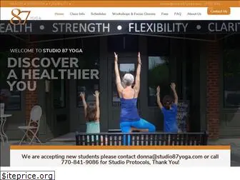 studio87yoga.com