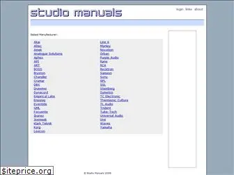 studiomanuals.com