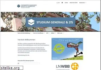 studiumgenerale.uni-mannheim.de