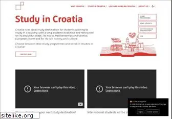 studyincroatia.hr