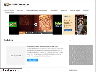 studylecturenotes.com