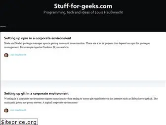 stuff-for-geeks.com