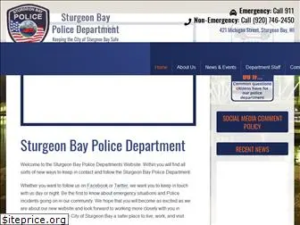 sturgeonbaypolice.com