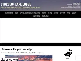 sturgeonlakelodge.com