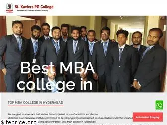 stxavierspgcollege.com