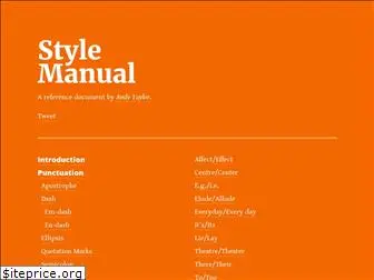 stylemanual.org