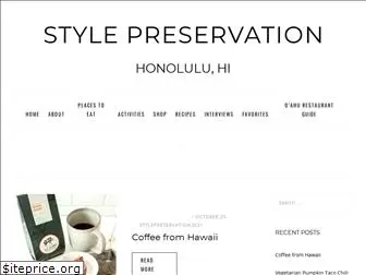 stylepreservation.com