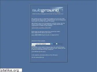 subgroundfm.net