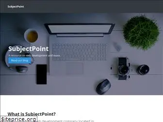 subjectpoint.com