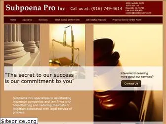 subpoenapro.com