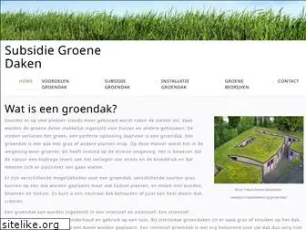subsidiegroenedaken.nl