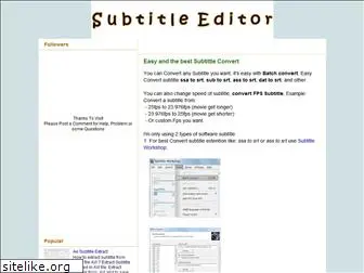 subtitle-editor.blogspot.com