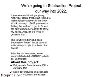 subtractionproject.com
