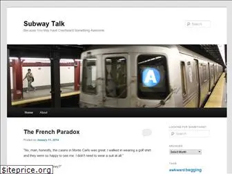 subwaytalk.com