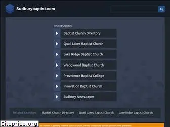 sudburybaptist.com