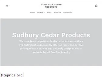 sudburycedarproducts.com