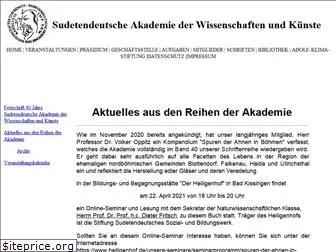 sudetendeutsche-akademie.eu