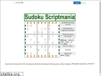 sudoku.scriptmania.com