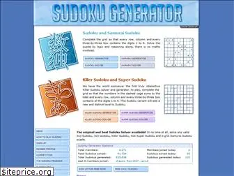 sudokugenerator.com