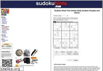 sudokuhints.com