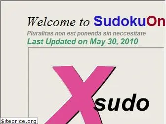 sudokuone.com
