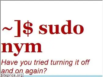 sudonym.com