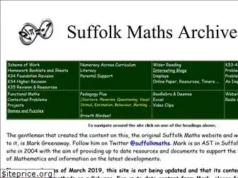 suffolkmaths.co.uk