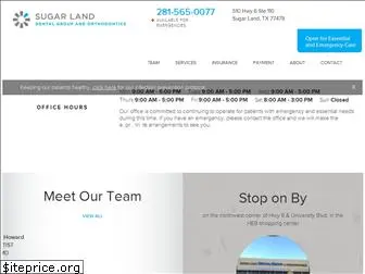 sugarlanddentalgroup.com