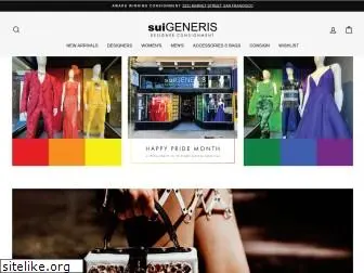 suigenerisconsignment.com