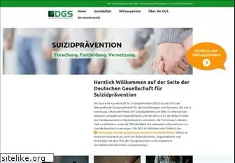 suizidprophylaxe.de