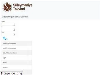 suleymaniyetakvimi.com