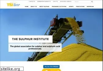 sulphurinstitute.org