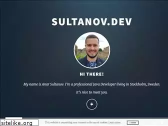 sultanov.dev