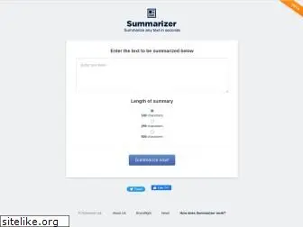 summarizer.info