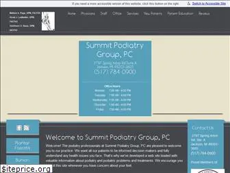 summitpodiatrygroup.com